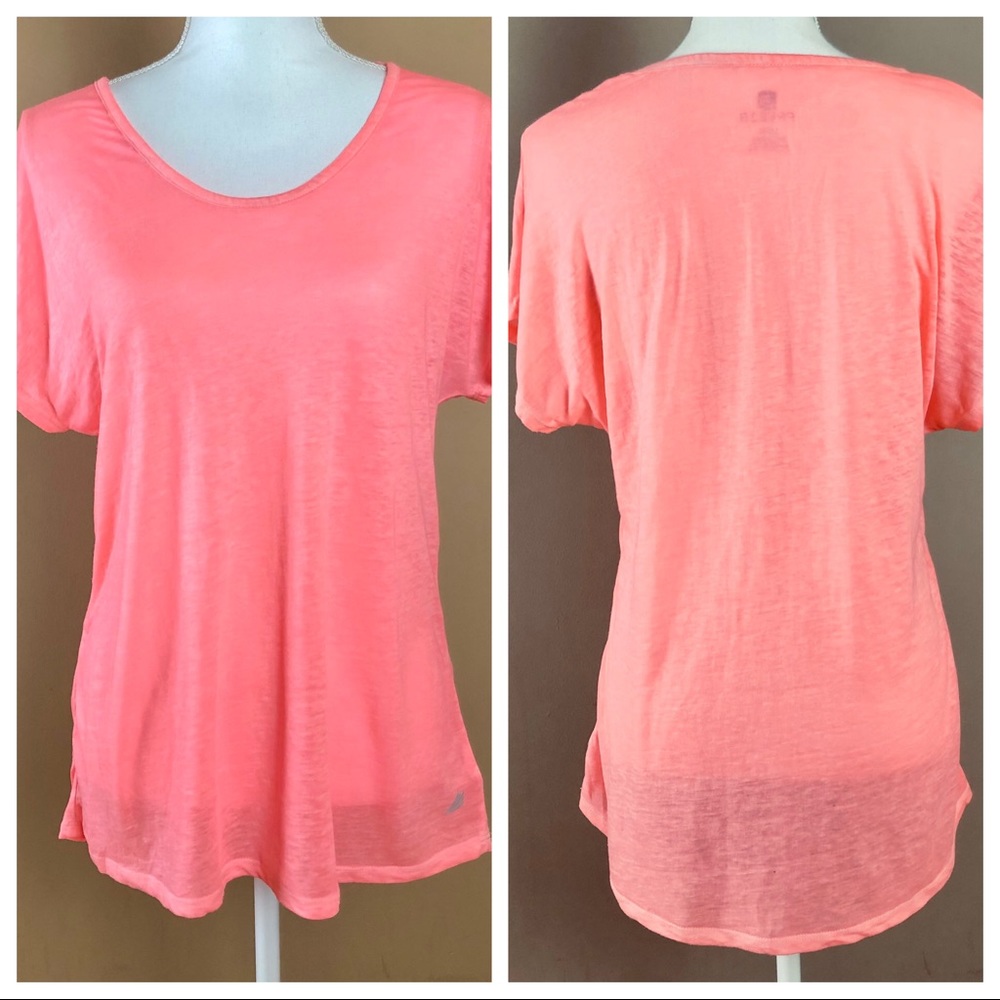 Free2B Size Large Melon Burnout Tee